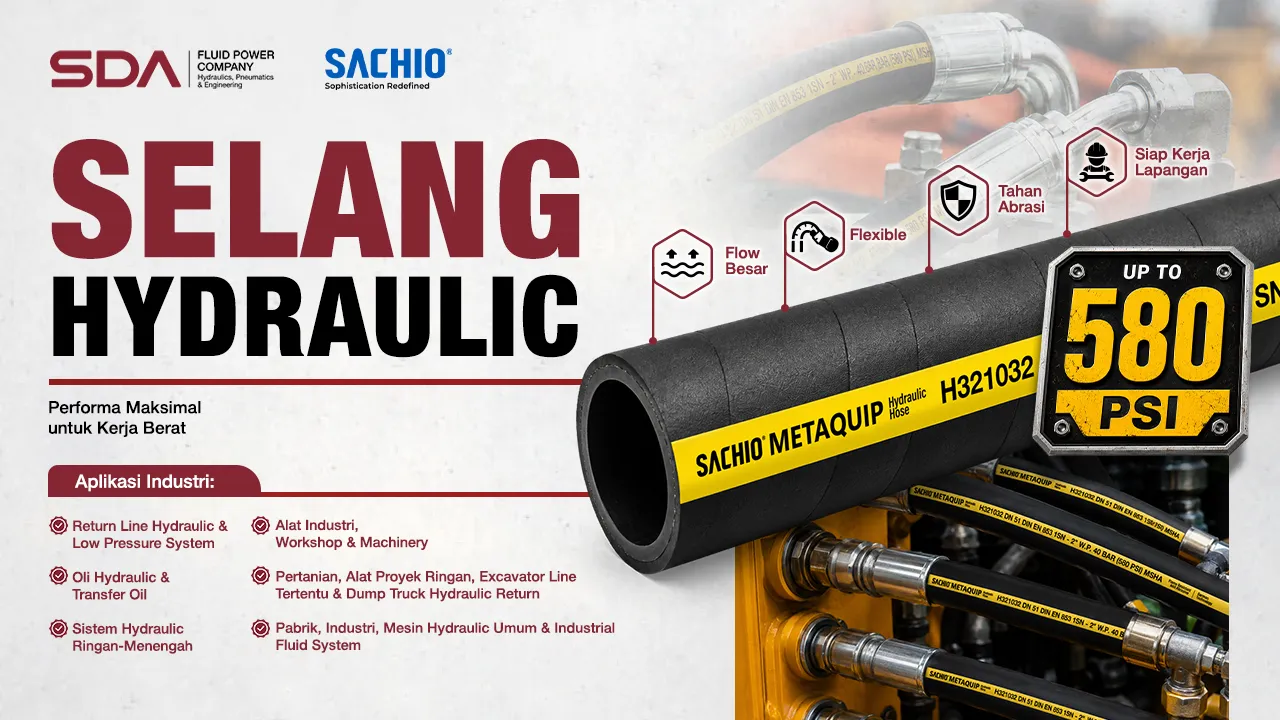 SACHIO METAQUIP Hydraulic Hose: Pilihan Tepat untuk Performa Hydraulic Maksimal
